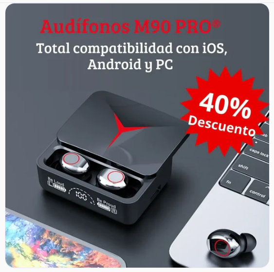 AURICULAR m90 pro Bt gamer 2x49mil - Imagen 5