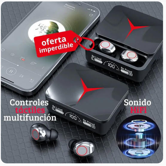 AURICULAR m90 pro Bt gamer 2x49mil - Imagen 4