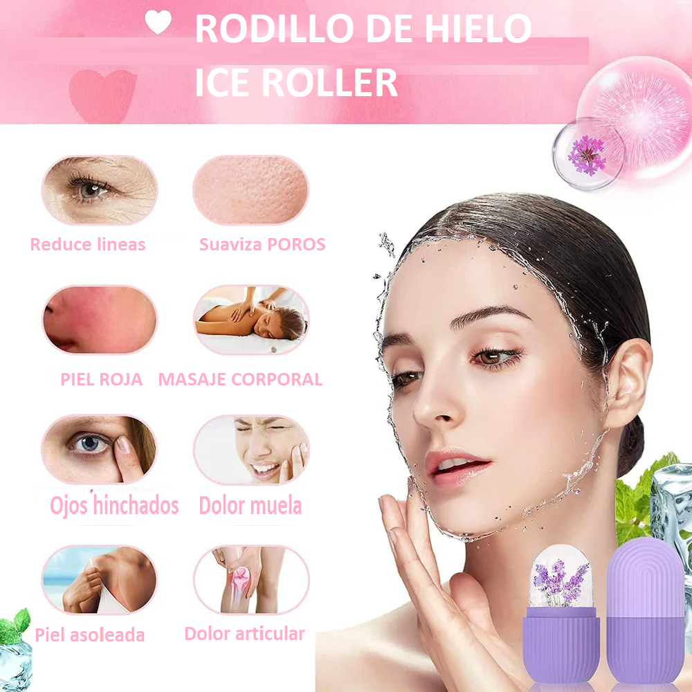 RODILLO de hielo para estiramiento Facial 2X25mil - Imagen 3