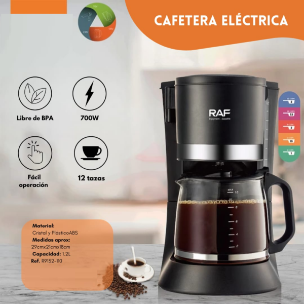 CAFETERA 12 Tasas RAFELECTRIC 9132