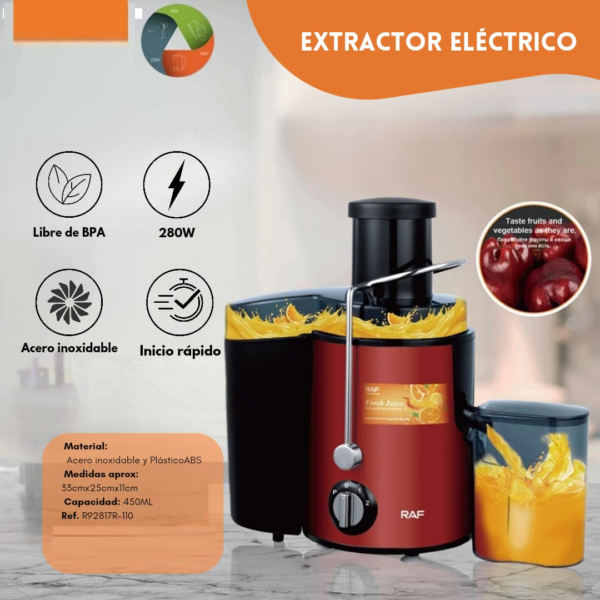 EXTRACTOR Electrico Exprimidor alta resistencia centrífugo de 2v- 2L