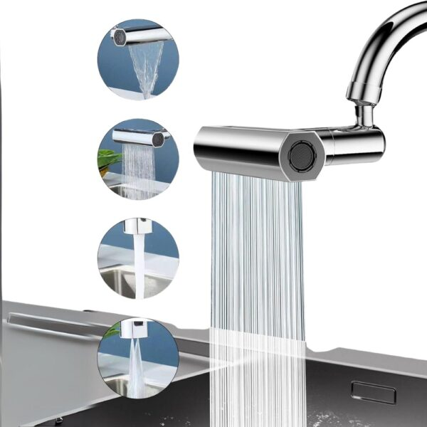 GRIFO EXTENSIÓN DE COCINA 4en1 modos