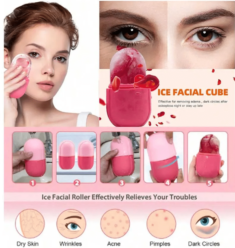 RODILLO de hielo para estiramiento Facial 2X25mil