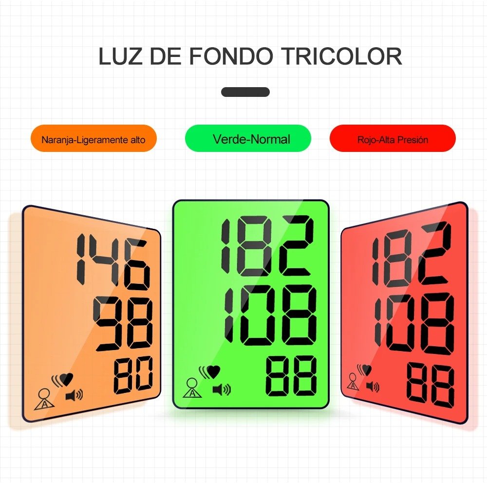 TENSIOMETRO COLOR Monitor presion arterial arm style BPRM8101 color - Imagen 3