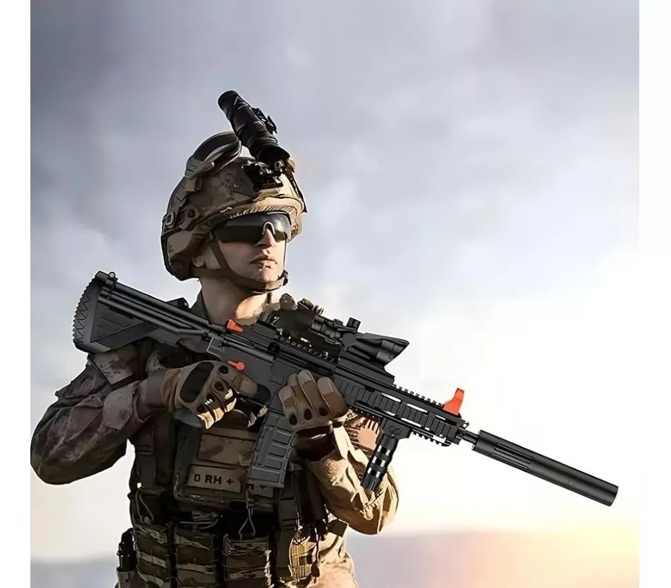 JUGUETE GIGANTE HIDROGEL electric mini shot HK416A - Imagen 8