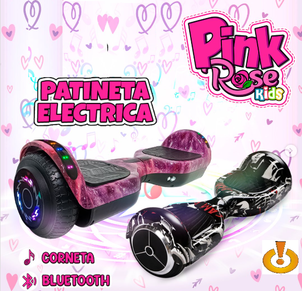 MALUMETA Scooter Eléctrica Smart 6.5 Con Bluetooth patineta eléctrica o hoverboard - Imagen 2