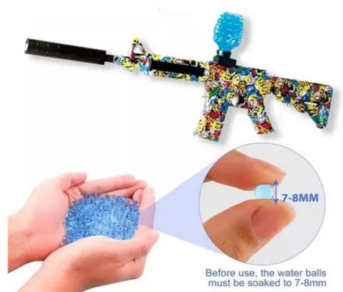 JUGUETE LANZA HIDROGEL mp-5 electric mini shot M216 COLOR - Imagen 3