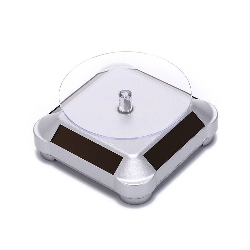 ESTANTE Soporte exhibición giratorio Solar automática estable de doble uso, 360 grados - Imagen 3