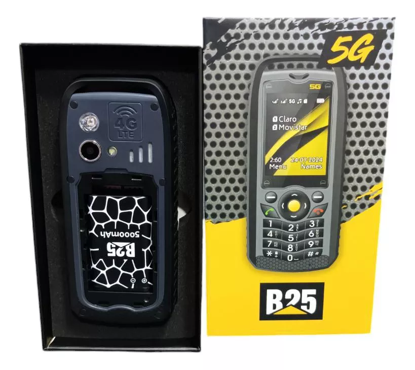 CELULAR B25 5G trabajo pesado tipocat profesional flechita - Imagen 4