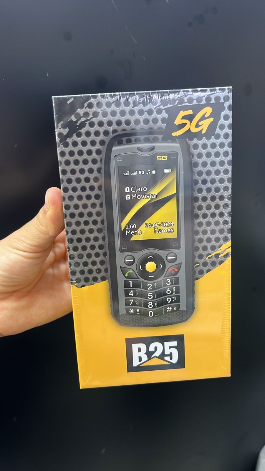 CELULAR B25 5G trabajo pesado tipocat profesional flechita - Imagen 5