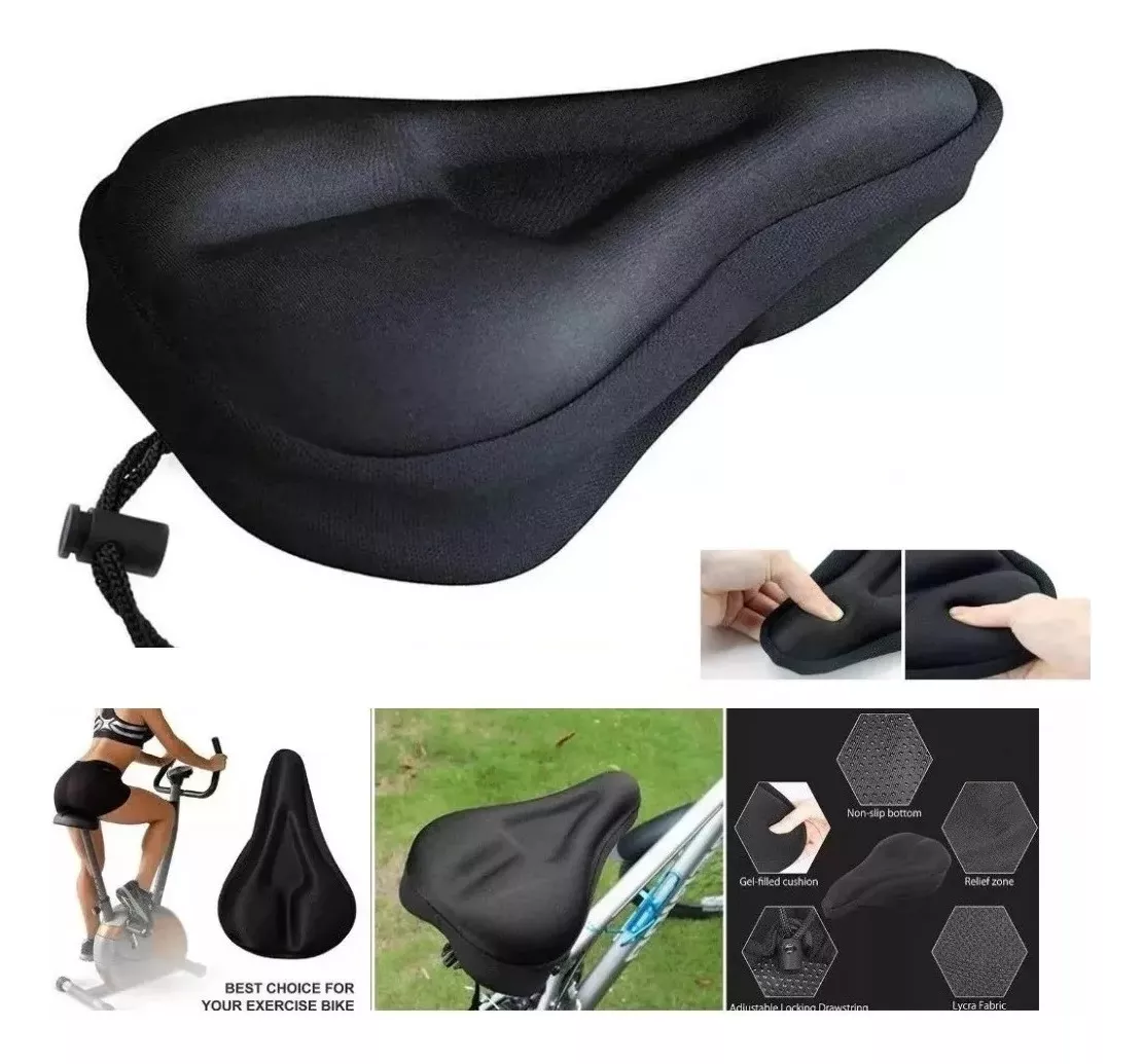 PROTECTOR Funda Sillin En Gel Cubierta para Asiento Galapago Bicicleta - Imagen 4