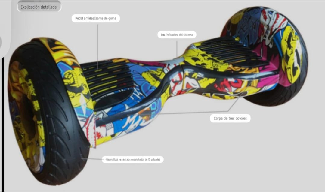 MALUMETA Scooter Eléctrica Smart 6.5 Con Bluetooth patineta eléctrica o hoverboard - Imagen 12