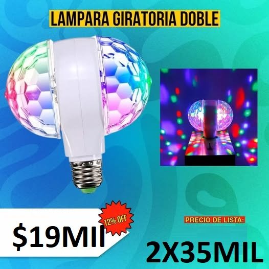 BOMBILLO LED DOBLE GIRATORIO Promo2x35mil - Imagen 4