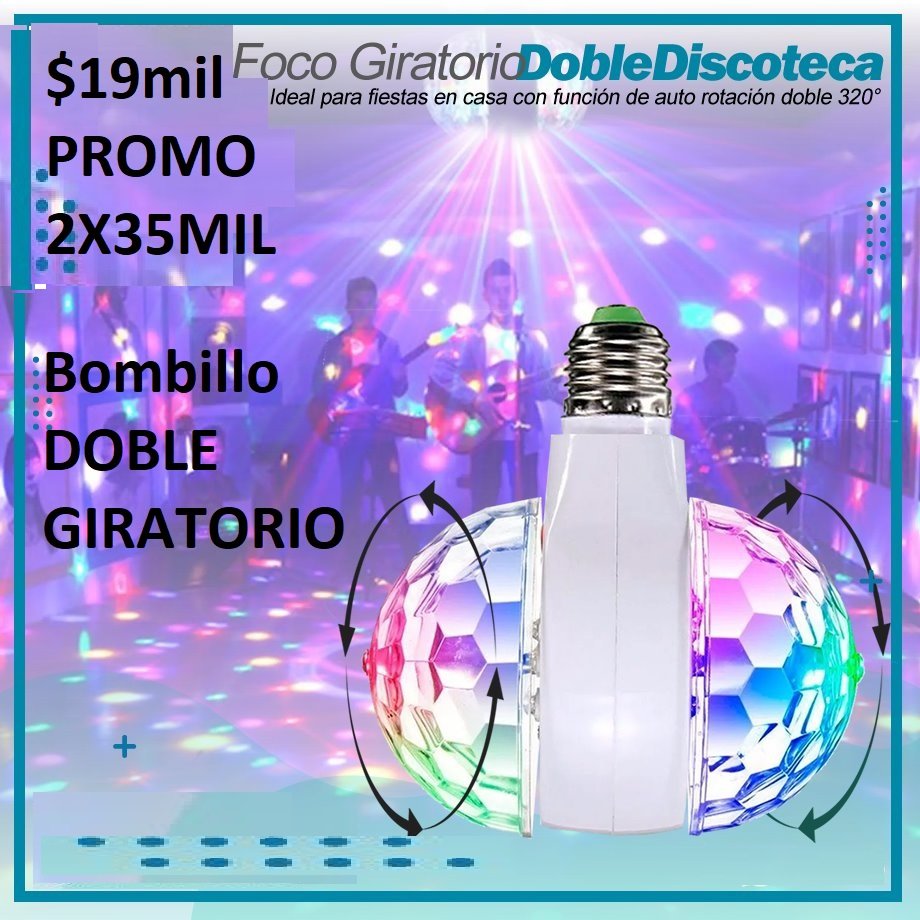 BOMBILLO LED DOBLE GIRATORIO Promo2x35mil - Imagen 5