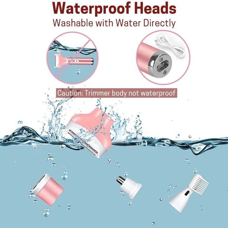 Maquina depilador Kemei 6637 4en1 - Imagen 5