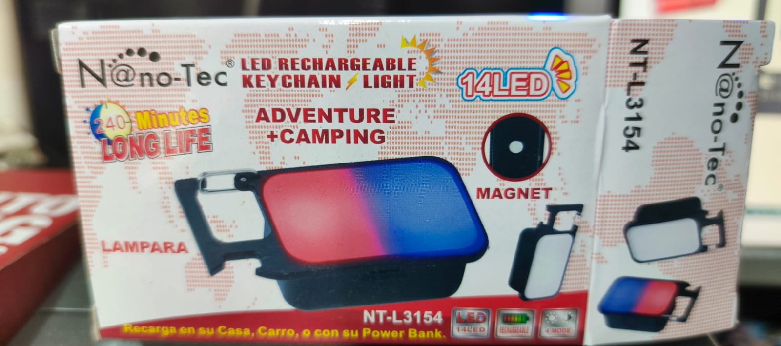 LINTERNA reflector mini llavero L3154 - Imagen 2