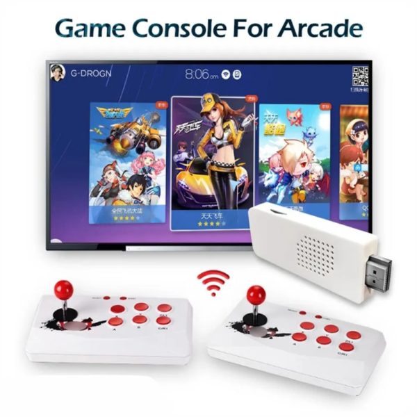 CONSOLA doble arcade X6 tv 2 Jugadores Joystick Games Voor Mame/Psp/PS1/Snes/Sega