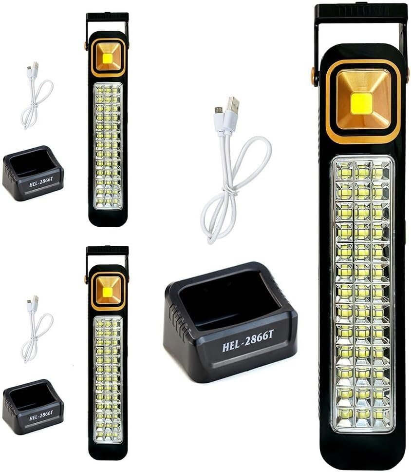 LAMPARA LED, Carga Solar, 39 LED, 2400mAh, Linterna, Reflector, hel-2866