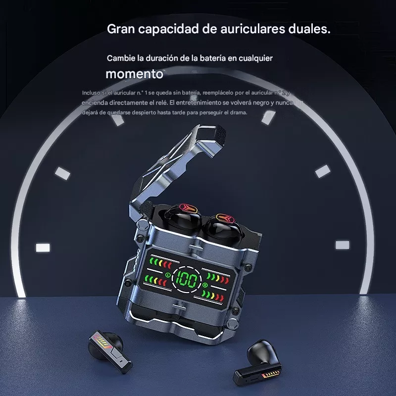 AURICULARES dobles gaming Manos libres Bluetooth M60 - Imagen 8