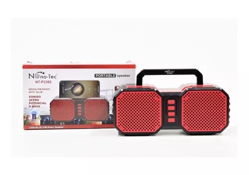 RADIO am Fm Bluetooth Nano Tec Nt-p 2382 Recargable