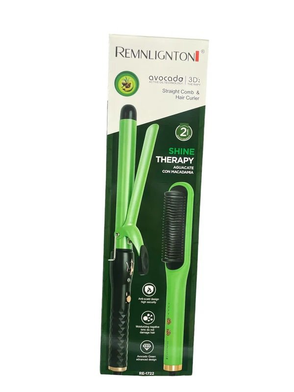 COMBO PINZA Y PEINETA alizador Aguacate