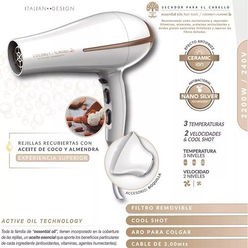 PISTOLA SECADOR lino gama original 1900w