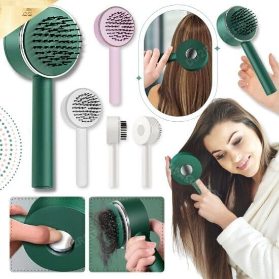 CEPILLO MASAJEADOR PELO autolimpiante 3D Airbag antiestatico