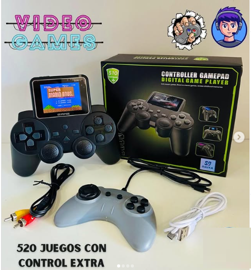 CONSOLA 520 juegos Reproductor portátil S10