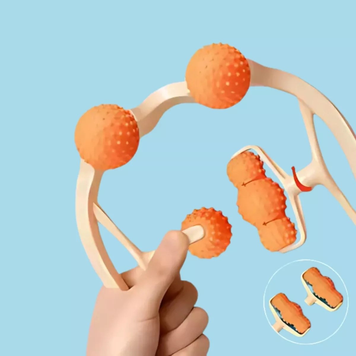 MASAJEADOR CUELLO Manual relajante, cintura y piernas - Imagen 4