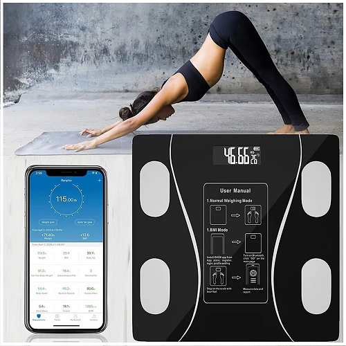 BASCULA PERSONAL SCALE VIDRIO bluetooth