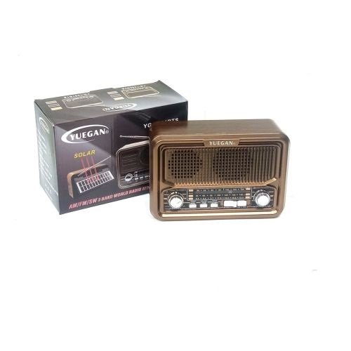 RADIO solar am Fm Bluetooth Marrón en Túnez Yuegan YG-7060BT