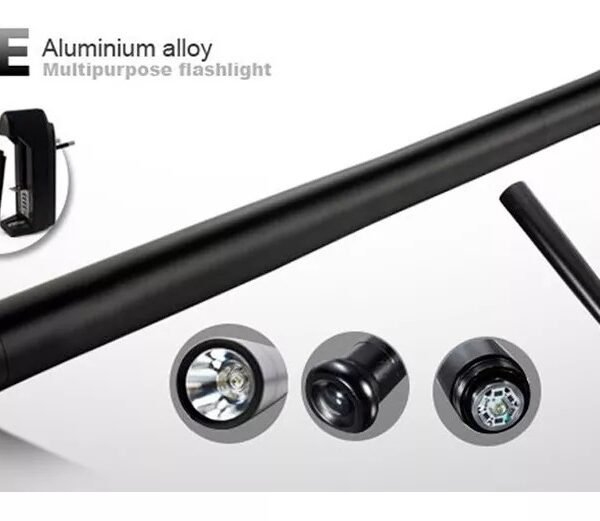 TASER tambo linterna led pila recargable