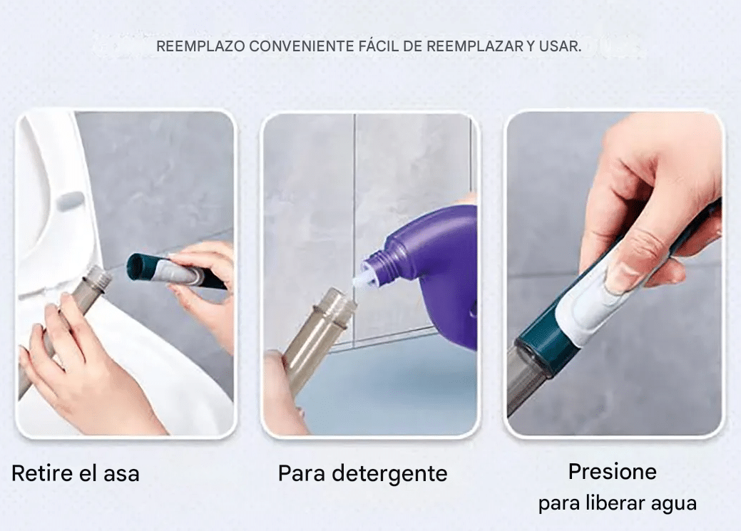 CEPILLO DOSIFICADOR Silicona Flexible Colgante Para Limpieza De Baño - Imagen 2