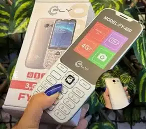 CELULAR FLECHITA ACERADA 4G pantalla gigante fly fy400 3.5pulg metalizada