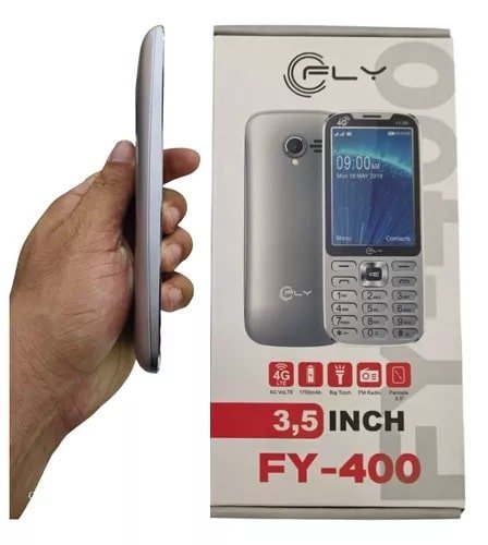 CELULAR FLECHITA ACERADA 4G pantalla gigante fly fy400 3.5pulg metalizada - Imagen 6
