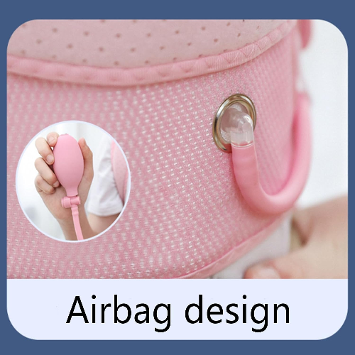 CINTURON AIRBAG KIDS ROSADO alienado con estilo y elegancia - Imagen 2