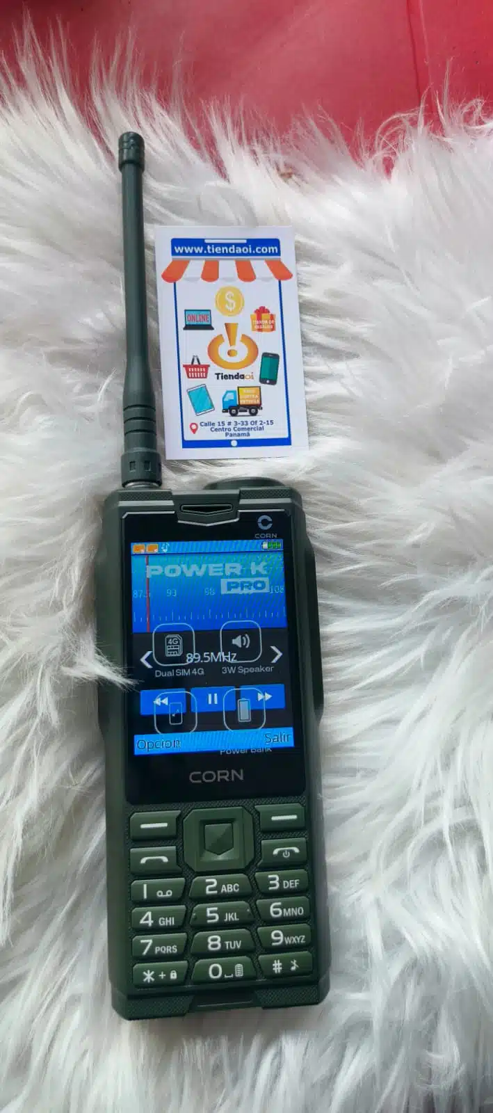 CELULAR GRAN Corn PoweRK Pro powerbank PARLANTE trabajo pesado - Imagen 2