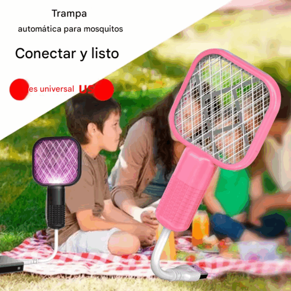 RAQUETA mini ELECTRICA MATAZANCUDOS e Insectos