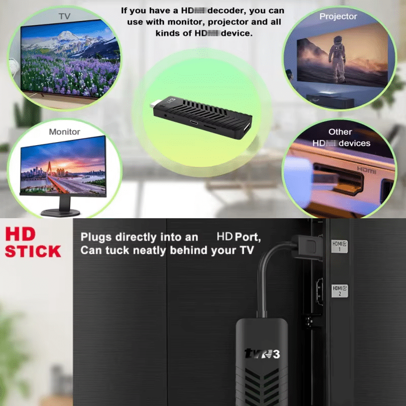 TV fire stick 8GB RAM 128ROM magic telelatino 4K UHD 2.4 WiFi H.265 - Imagen 3
