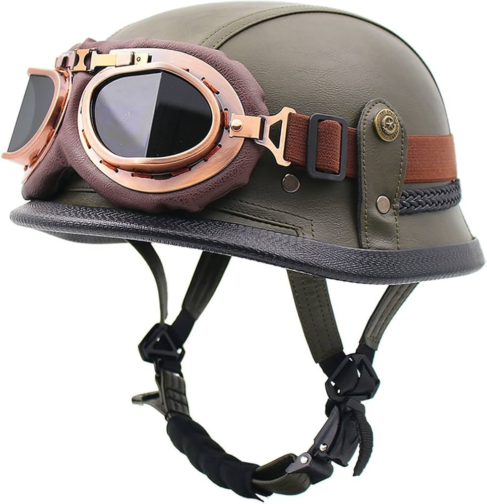 GAFAS CHOPPER AVIADOR Piloto bronce moto o clima frio elegantes lujosa - Imagen 6