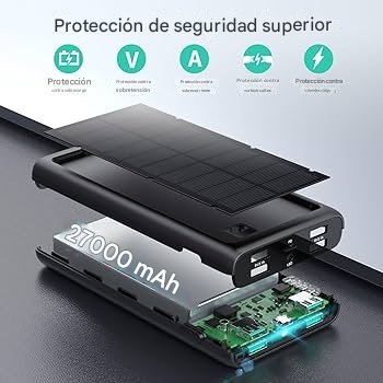 POWERBANK SOLAR 30000mAh Lampara - Imagen 7