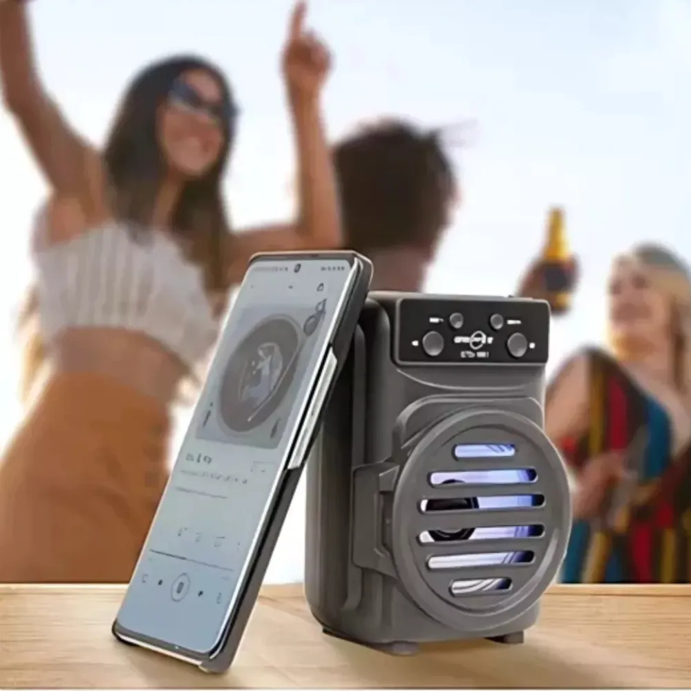 PARLANTE Portátil Inalámbrico Bluetooth Fm Tf Recargable Rg 2x45mil - Imagen 9