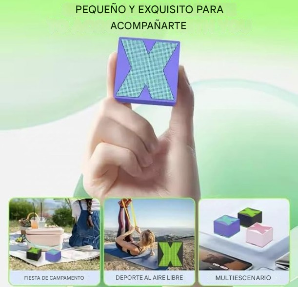 PARLANTE Portátil Inalámbrico mini Bluetooth Mini altavoces - Imagen 2