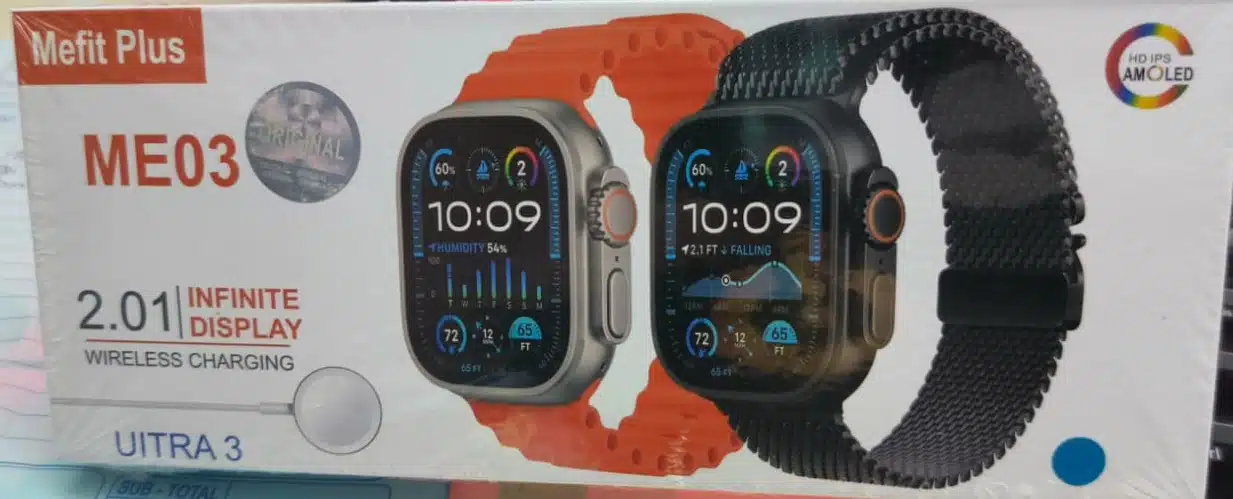 RELOJ smart wathc ME03 ultra max 2.01"Promo 2 correas - Imagen 3