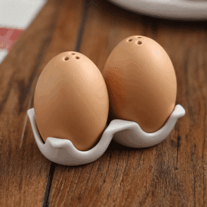 CERAMICA Recipiente condimentos huevos