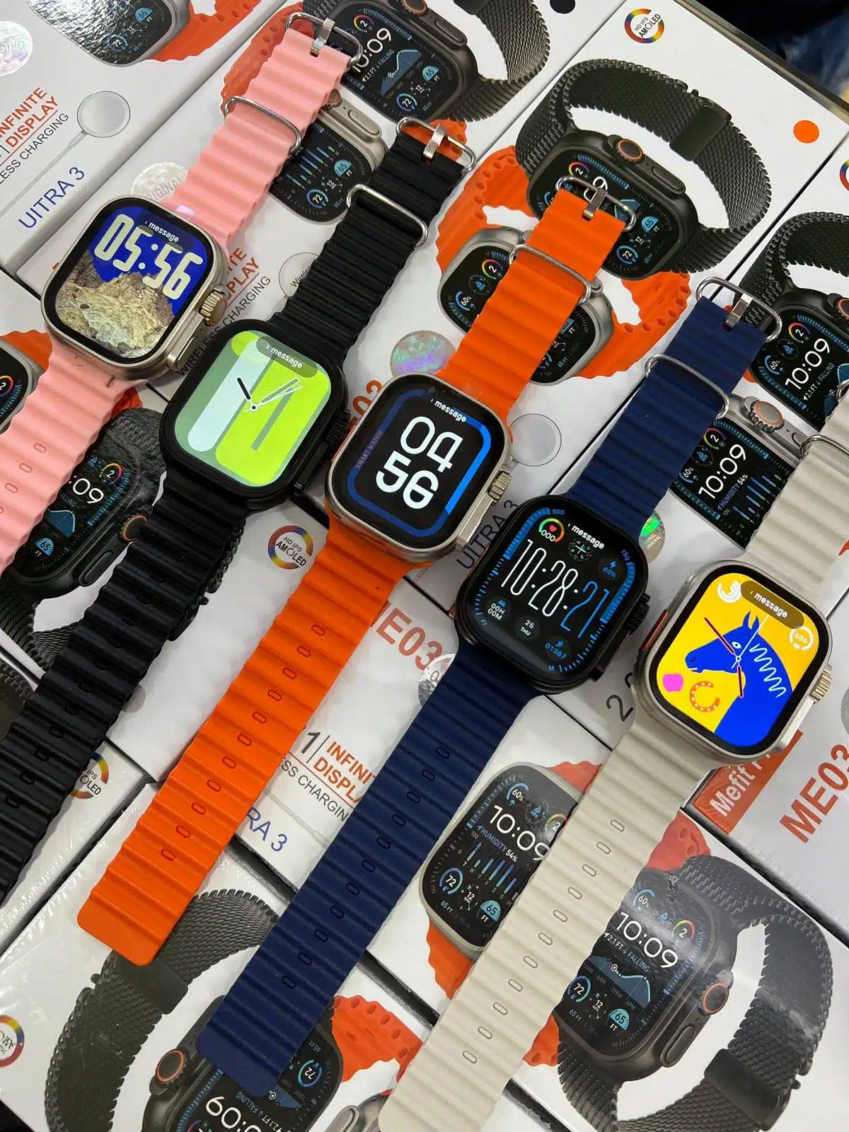 RELOJ smart wathc ME03 ultra max 2.01"Promo 2 correas - Imagen 2