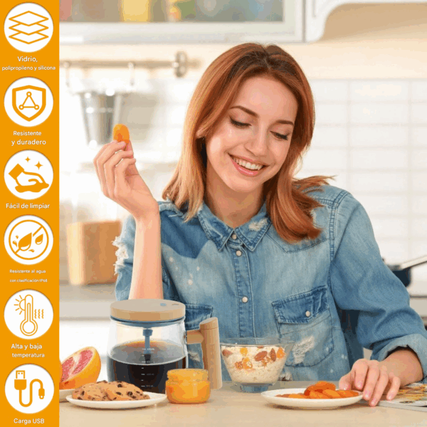 VASO MEZCLADOR CON BATIDOR 400ml