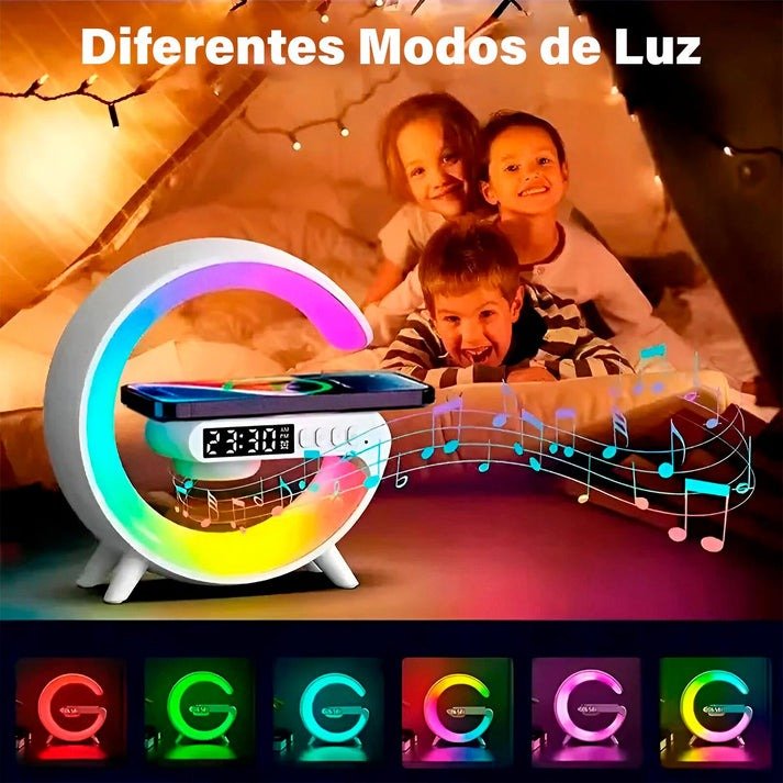 PARLANTE Lampara Inteligente MINI 4en 1 Cargador Altavoz BT G63 - Imagen 7