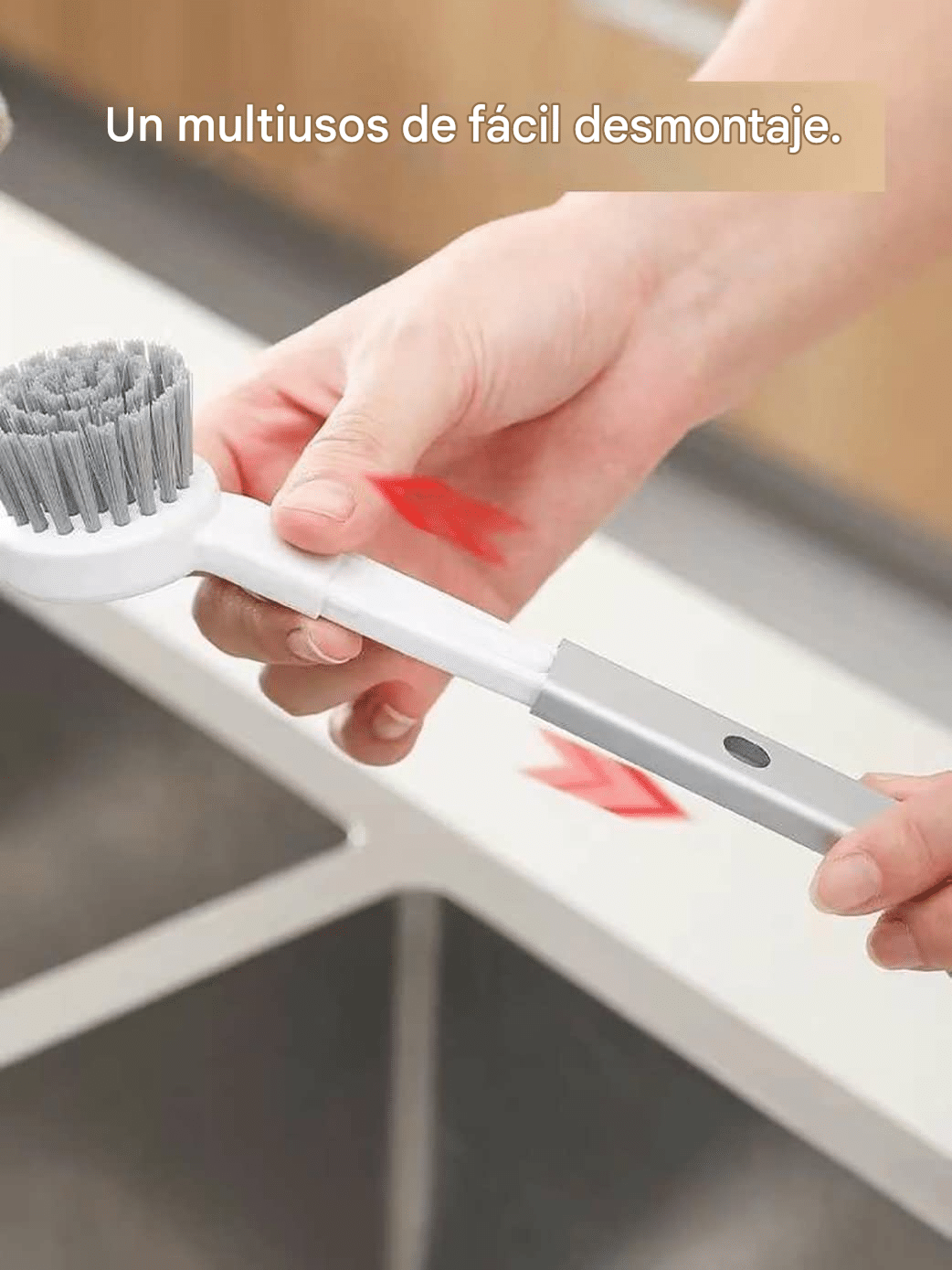 CEPILLOS KIT DE LIMPIEZA 4EN1 Con base - Imagen 2