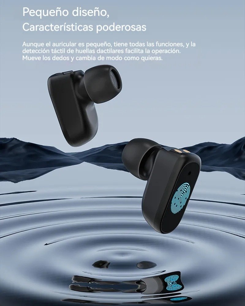 RELOJ smart watch con Auriculares gt8buds 2correas pantalla amoled - Imagen 3